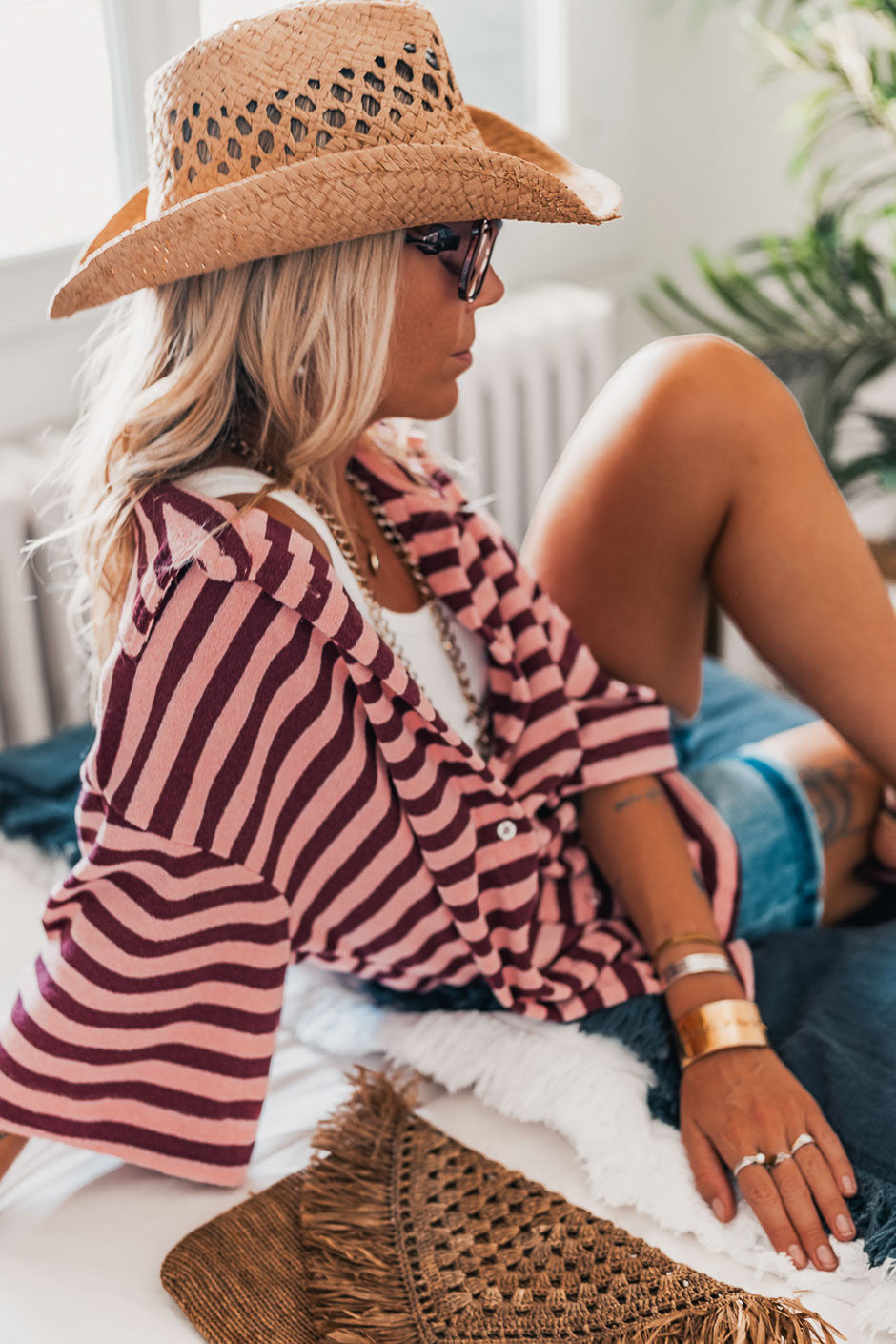 Chemise Grungemama Boston rose