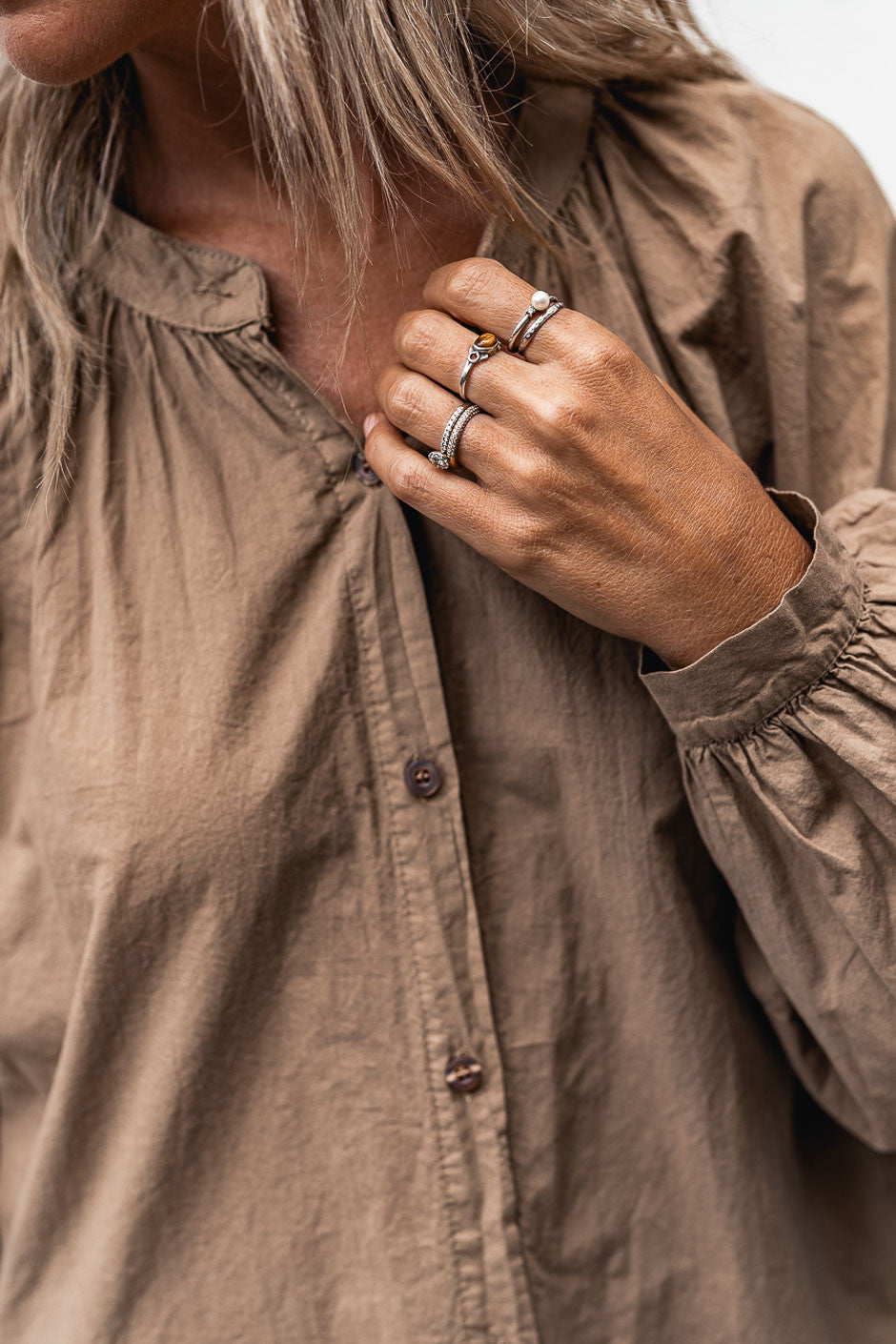 Chemise Grungemama Buttler beige