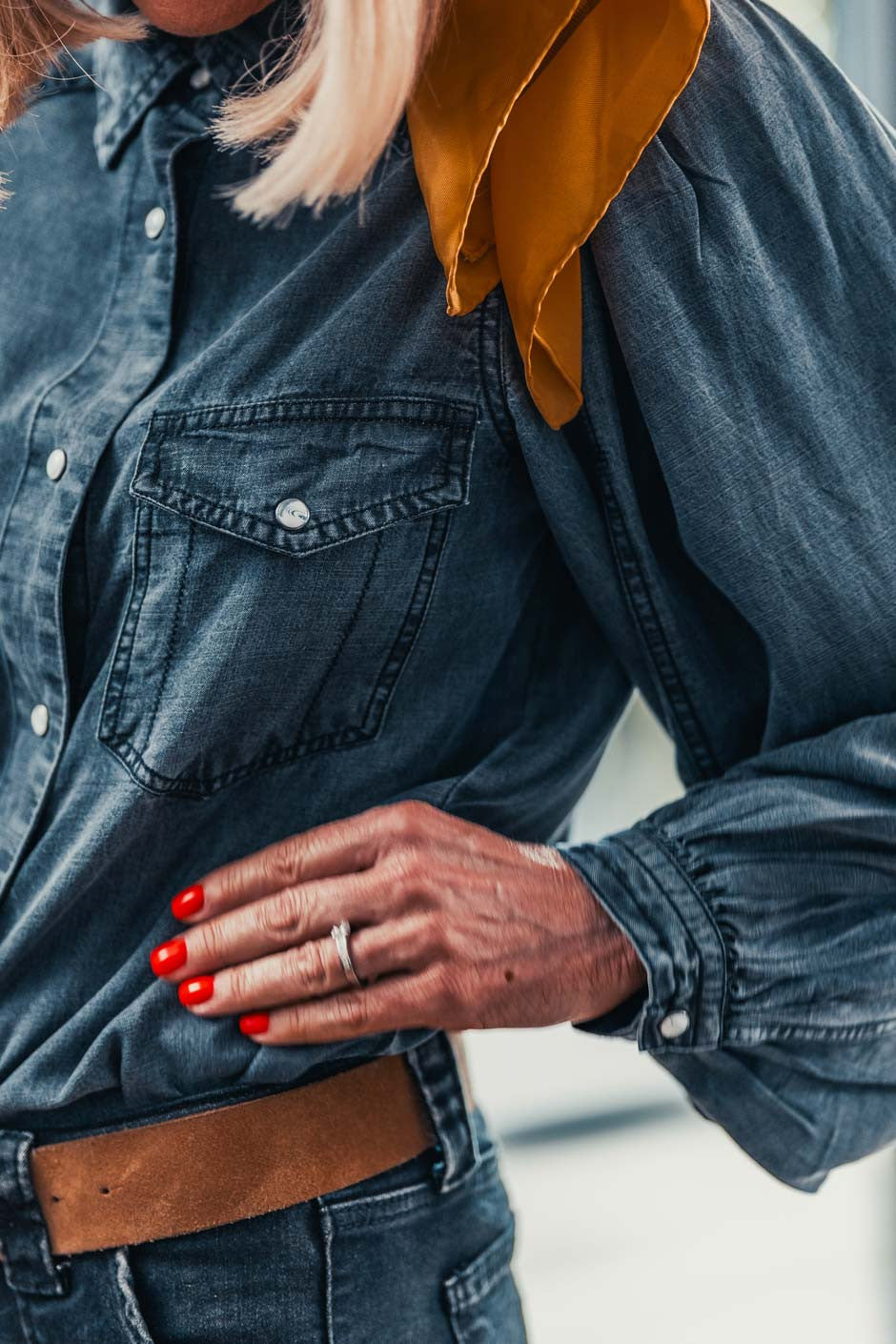 Chemise Grungemama Janis noir