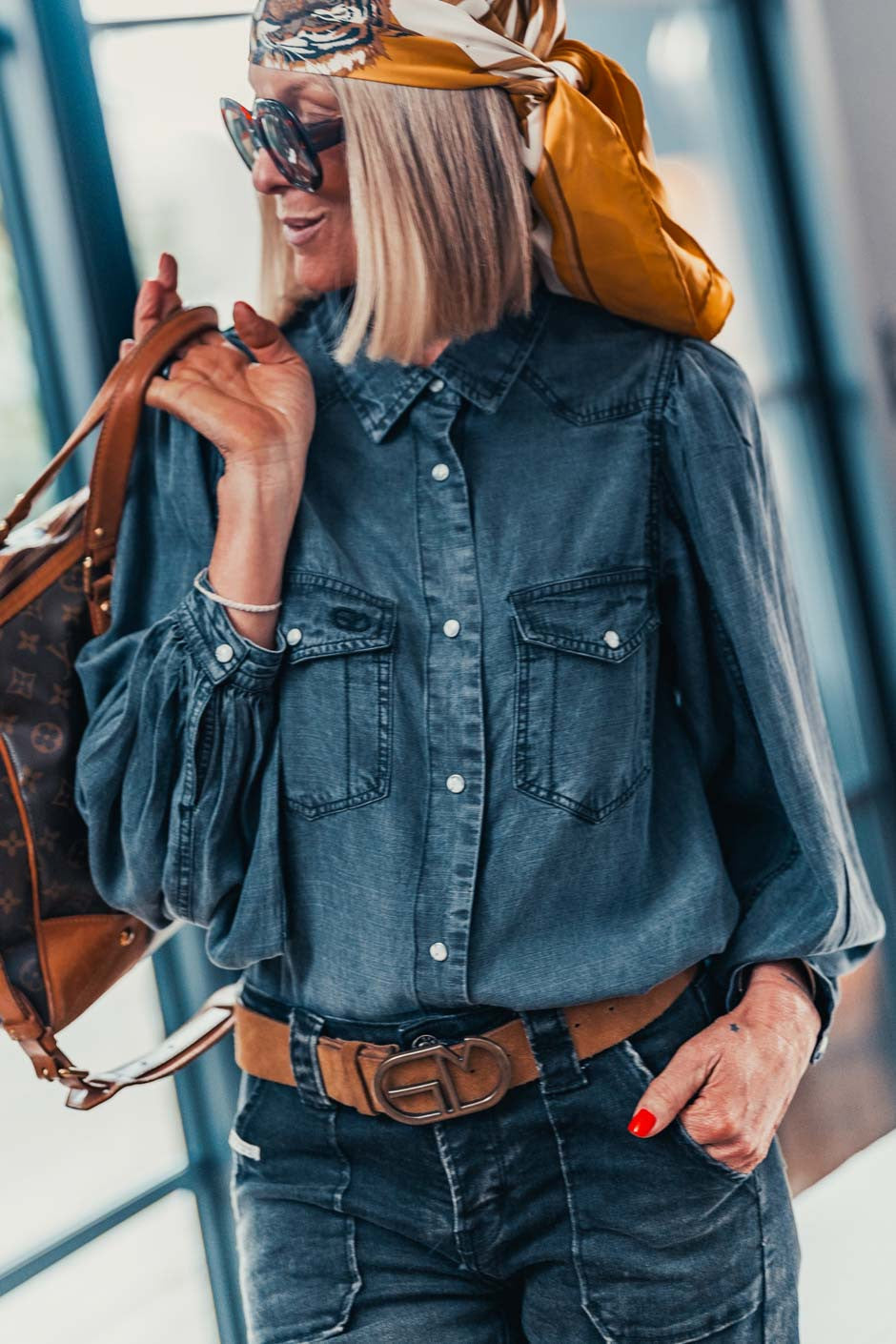 Chemise Grungemama Janis noir