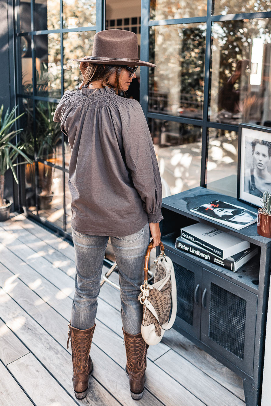 Chemise Grungemama Liliana choco