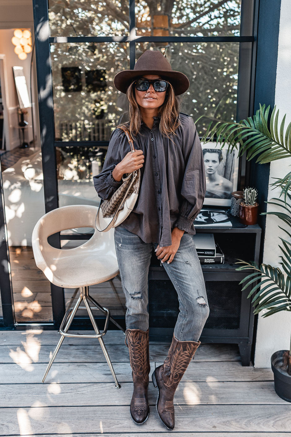 Chemise Grungemama Liliana choco