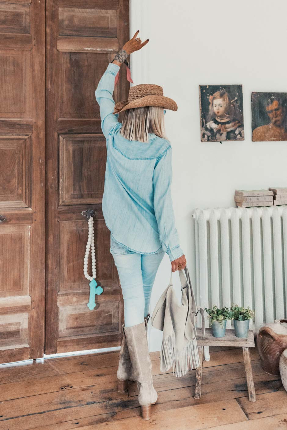 Chemise Grungemama Marvin bleach