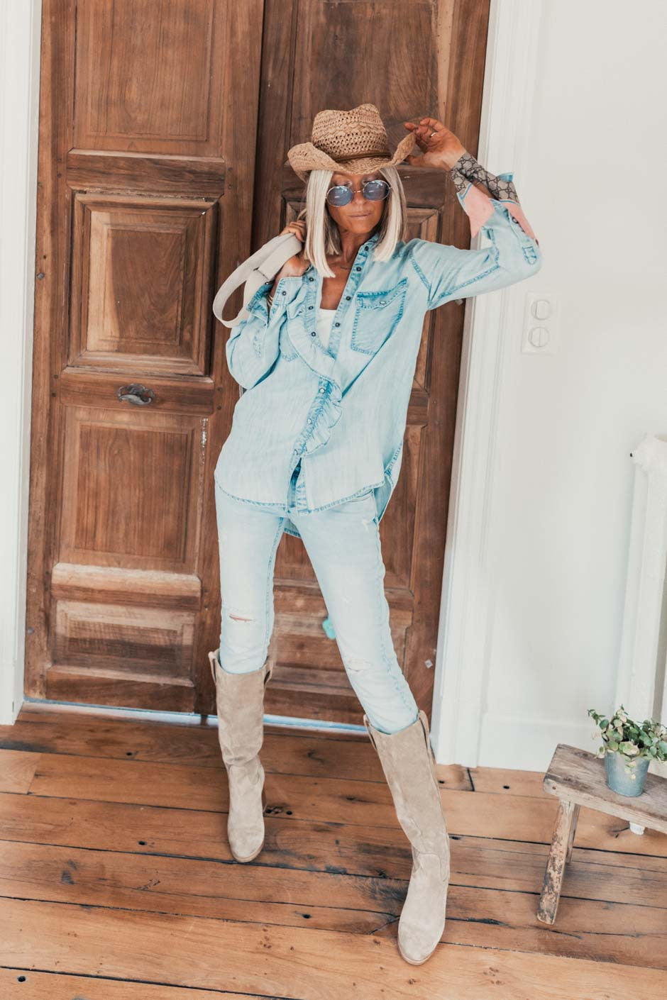 Chemise Grungemama Marvin bleach