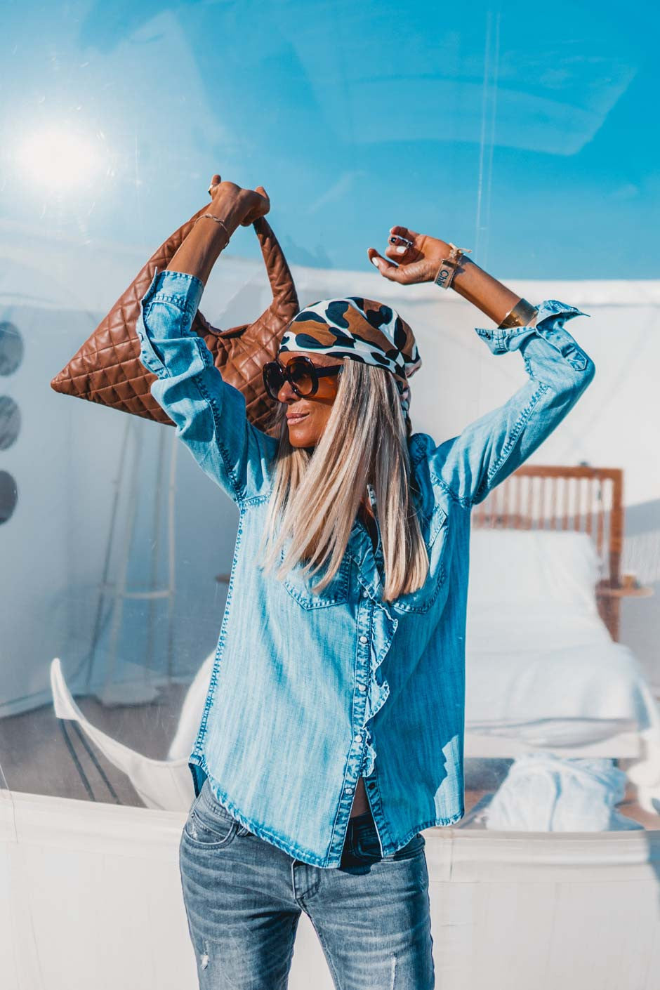 Chemise Grungemama Marvin bleu