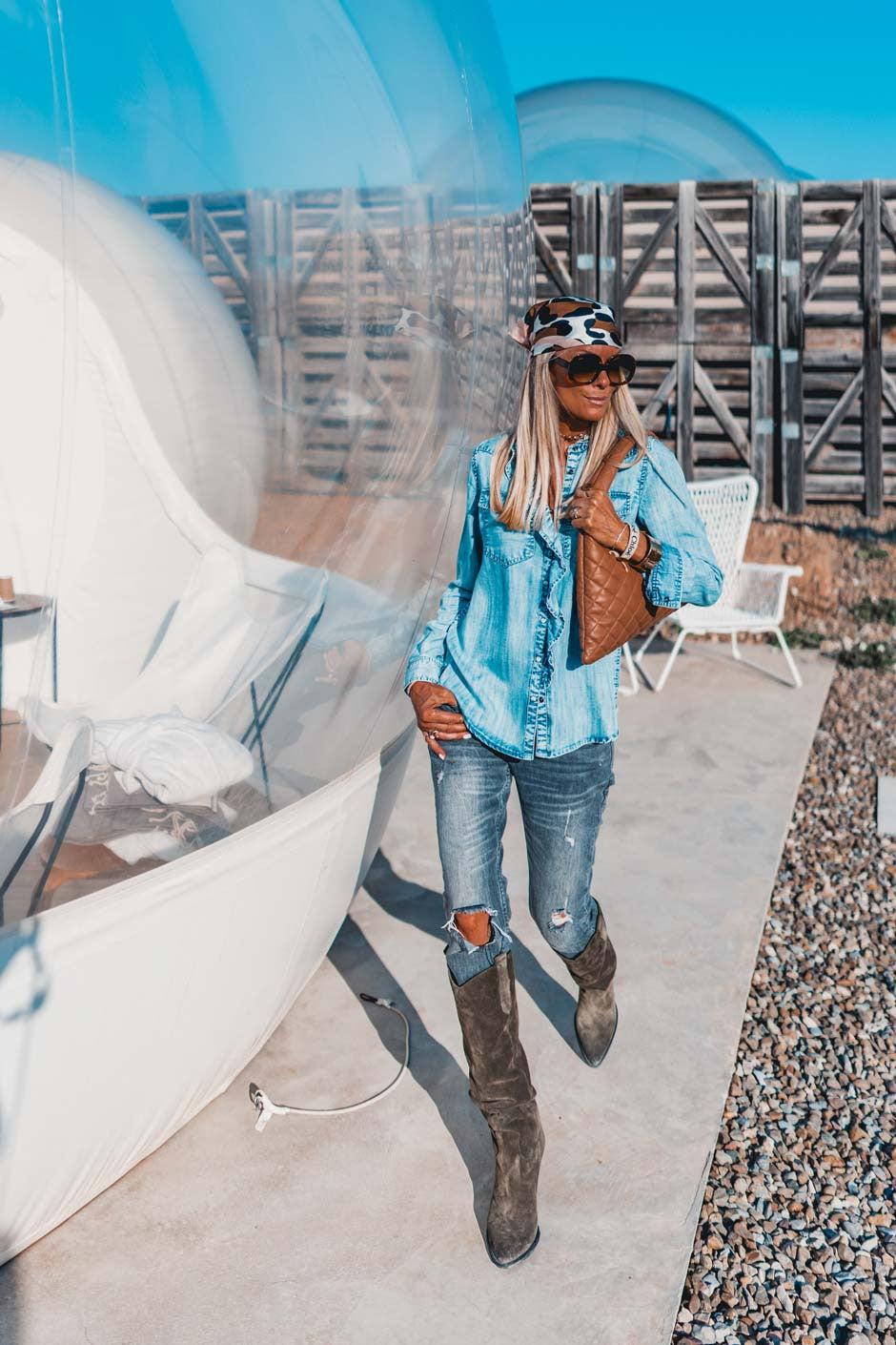 Chemise Grungemama Marvin bleu