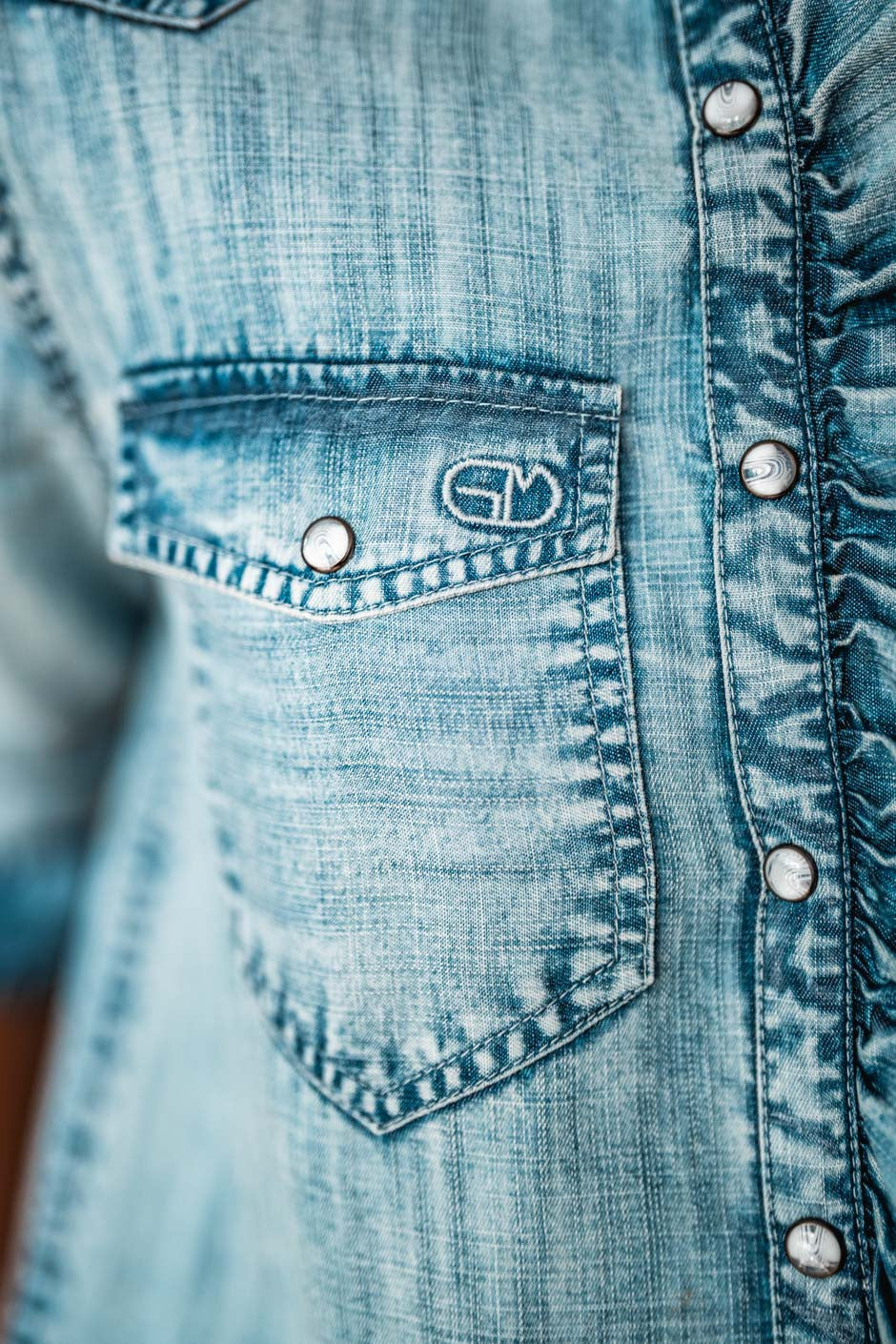 Chemise Grungemama Marvin bleu