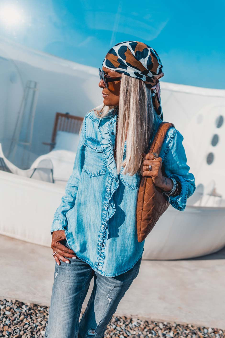 Chemise Grungemama Marvin bleu