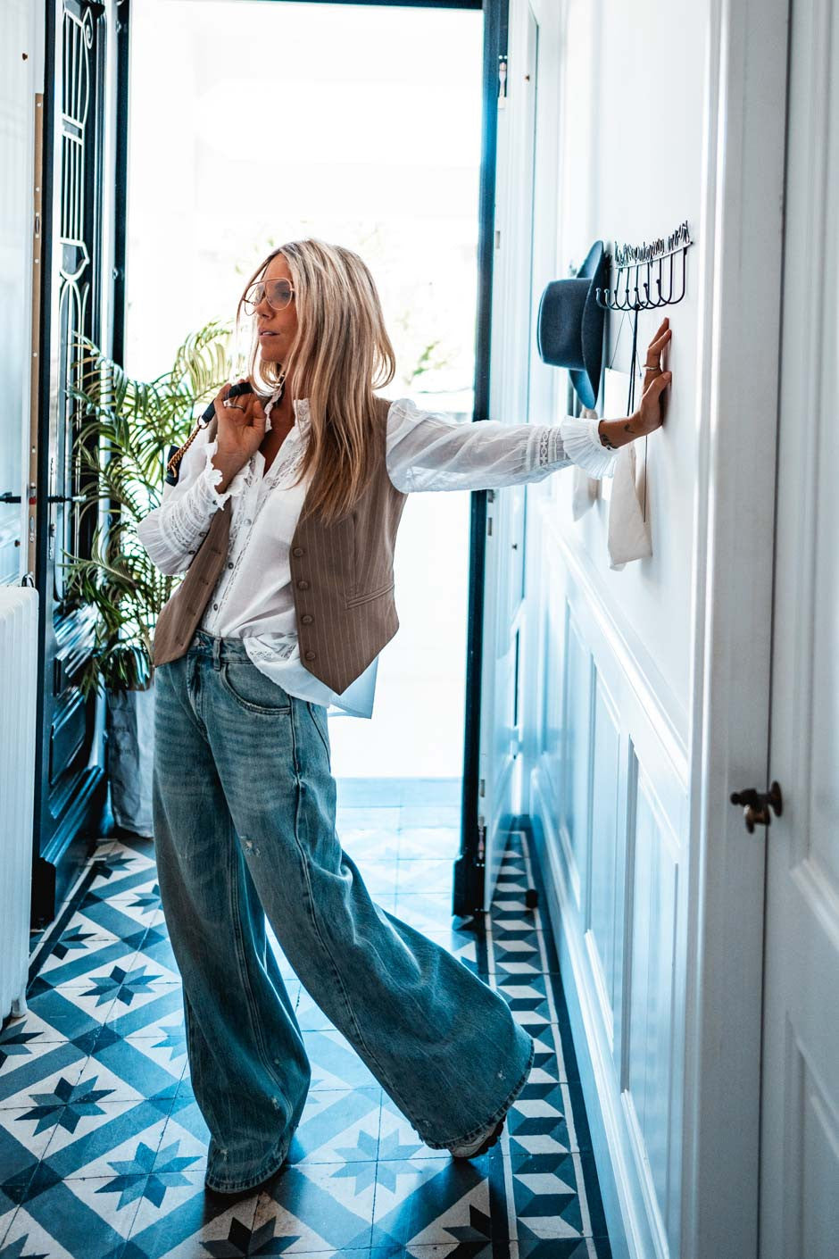 Chemise Grungemama Nella blanc