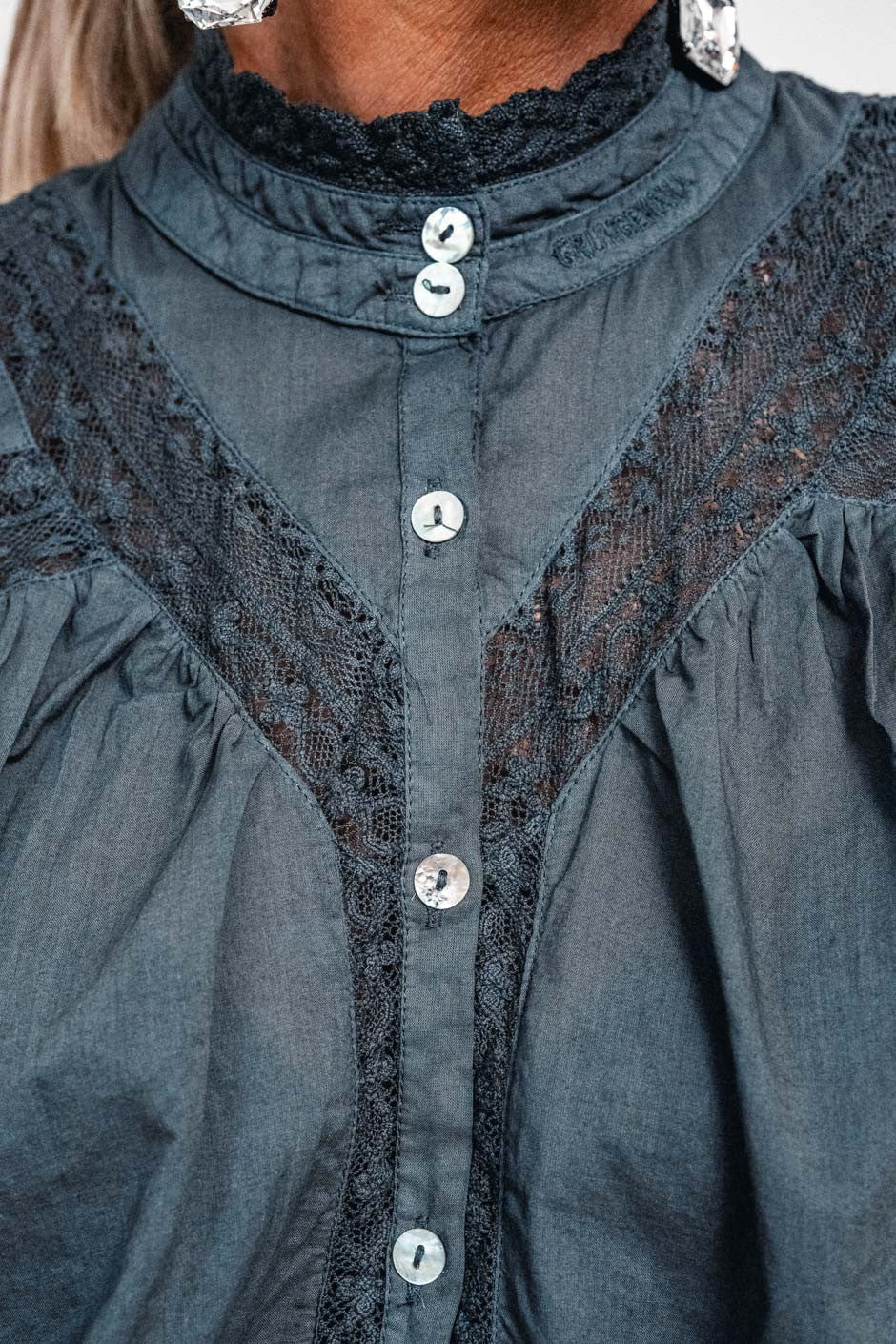 Chemise Grungemama Nella noir