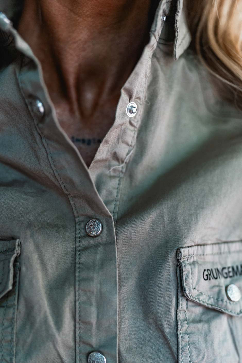 Chemise Grungemama new Good kaki