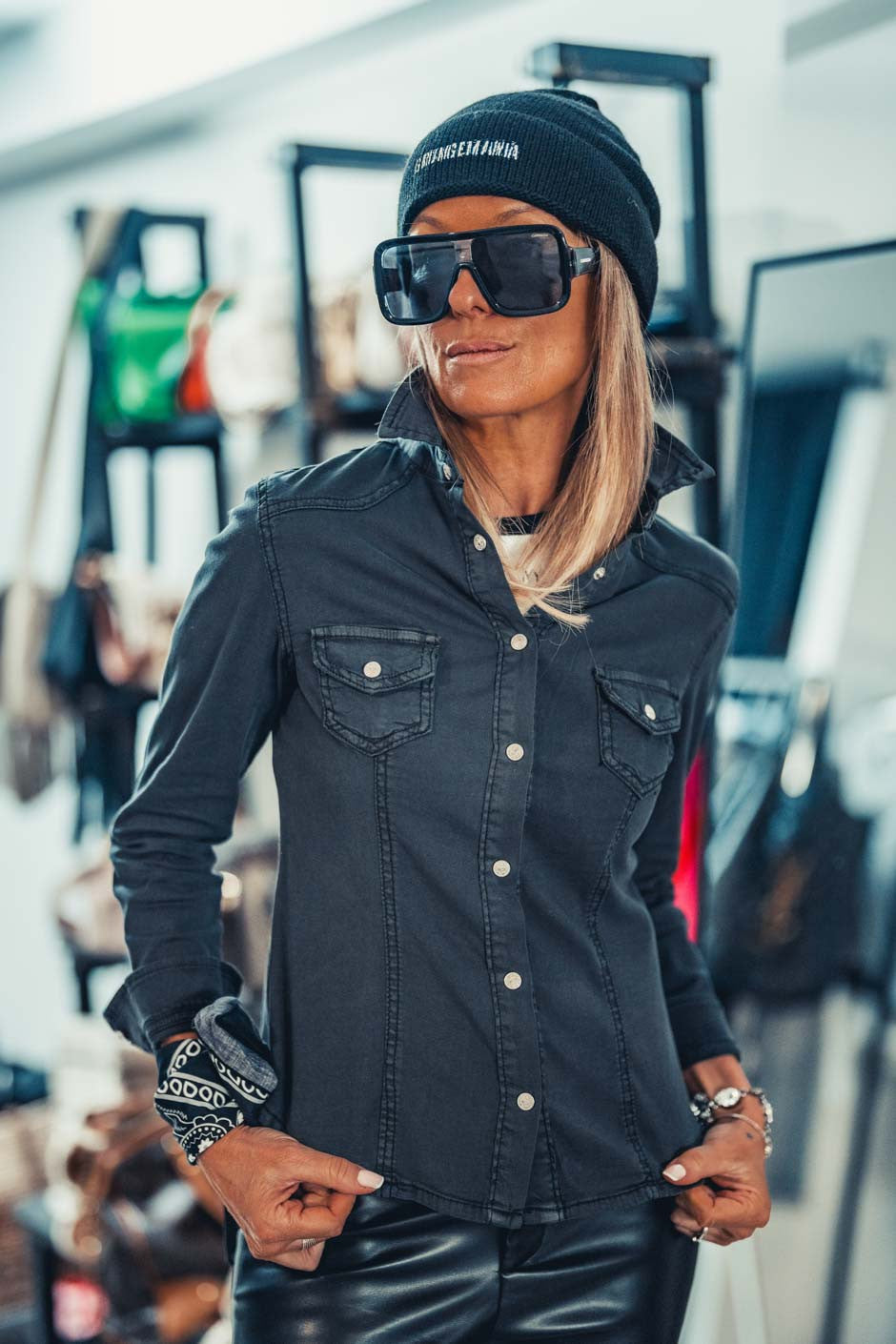 Chemise Grungemama New Good noir