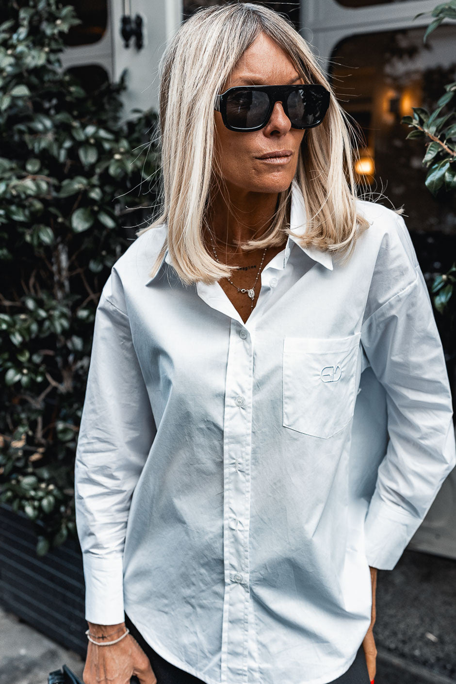 Chemise Grungemama New Sunny blanc