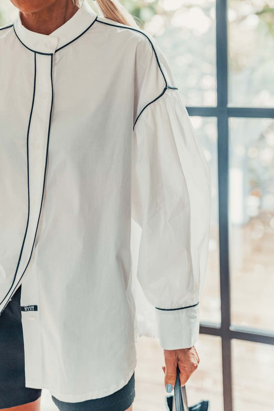 Chemise Grungemama Raya blanc