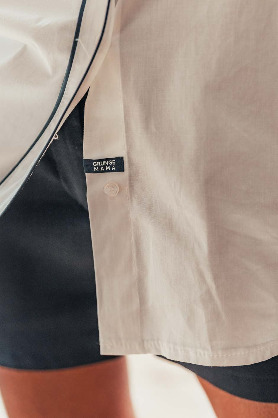Chemise Grungemama Raya blanc
