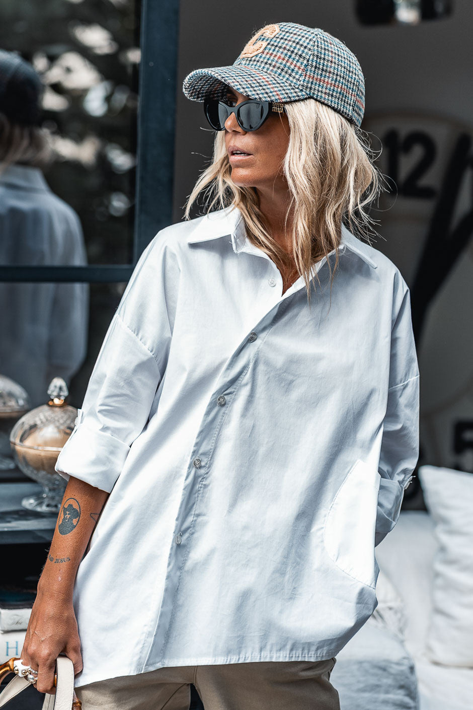 Chemise Grungemama Rory blanc