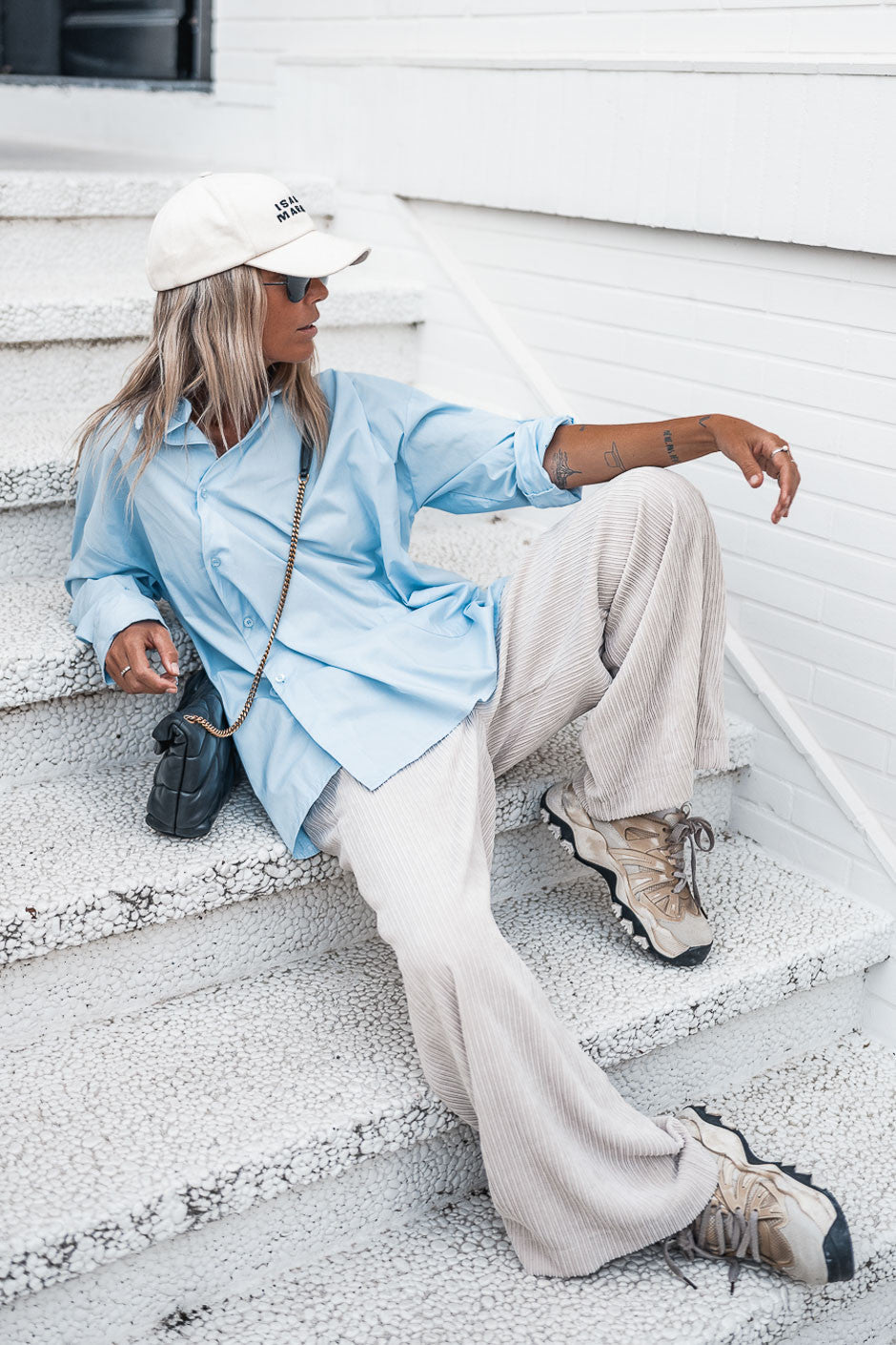 Chemise Grungemama Rory bleu