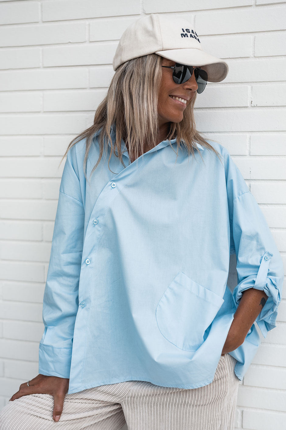 Chemise Grungemama Rory bleu