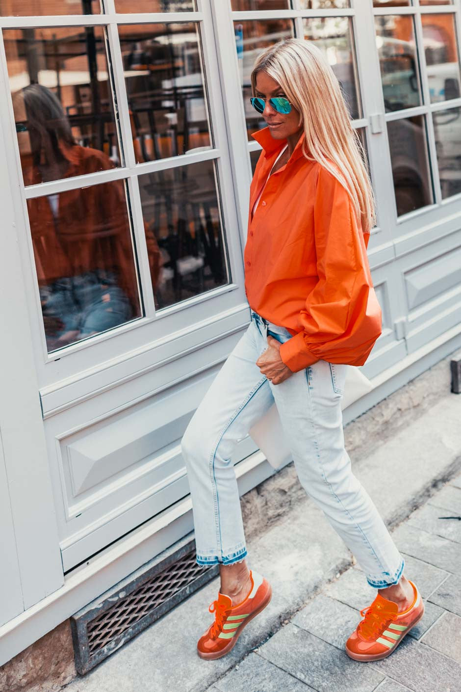 Chemise Grungemama Spazi orange