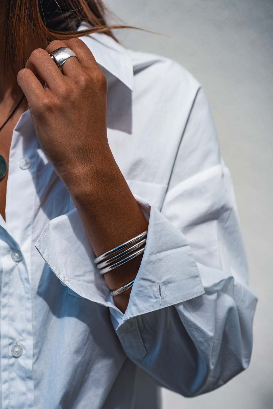 Chemise Grungemama Sunny blanc