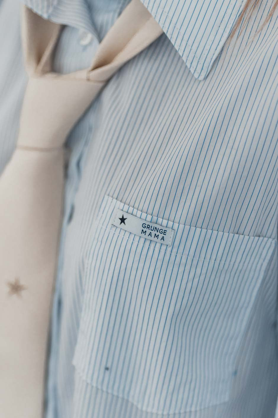 Chemise Grungemama Sunnyla raye bleu