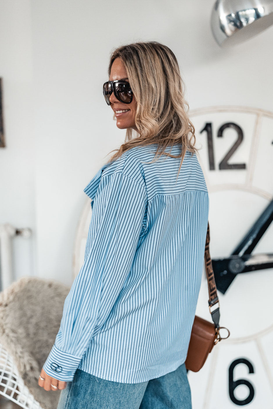 Chemise Grungemama Tessy bleu