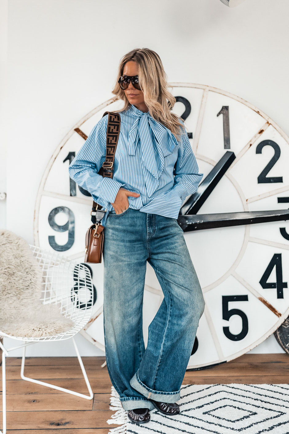 Chemise Grungemama Tessy bleu