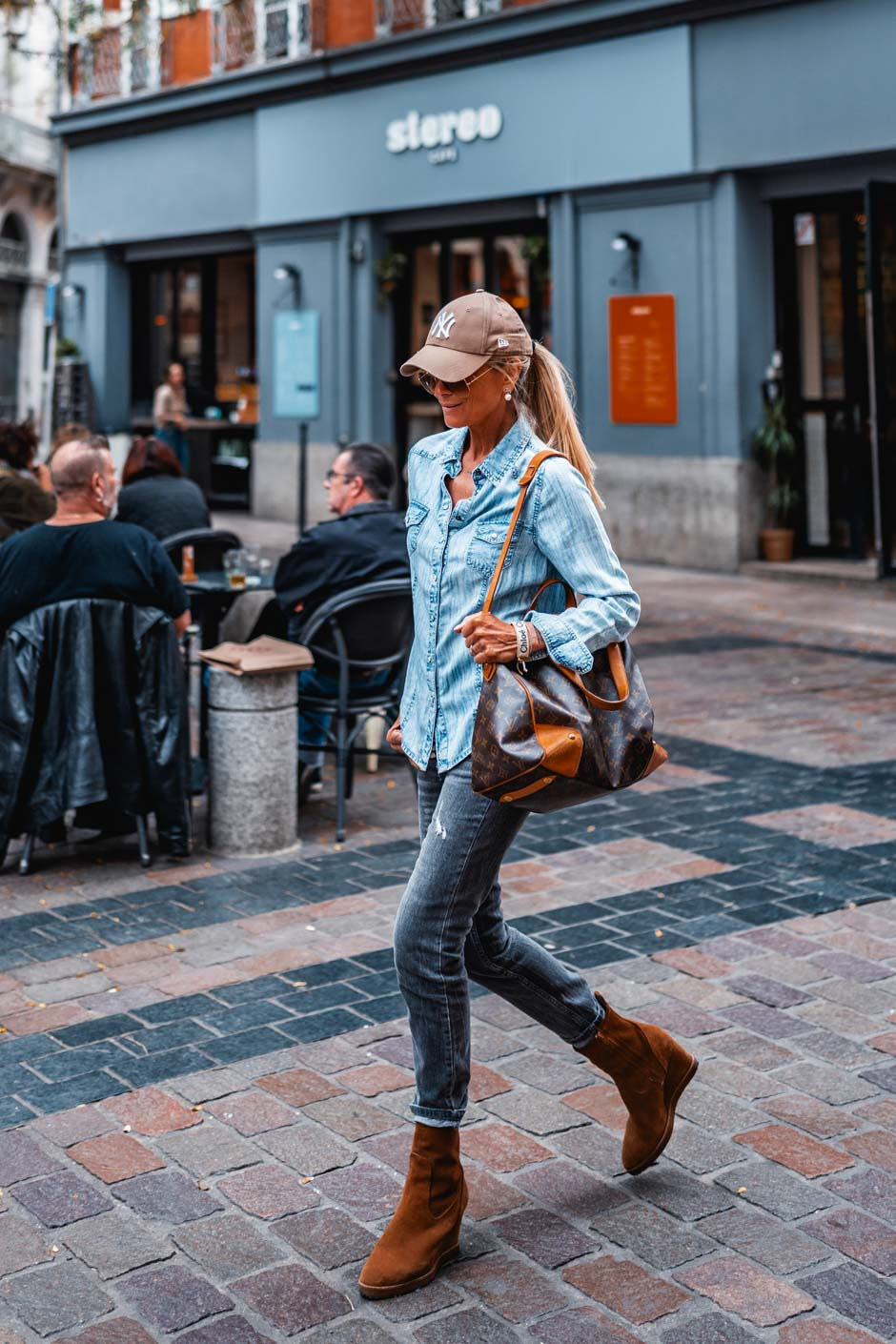 Chemise Grungemama Tylan bleu