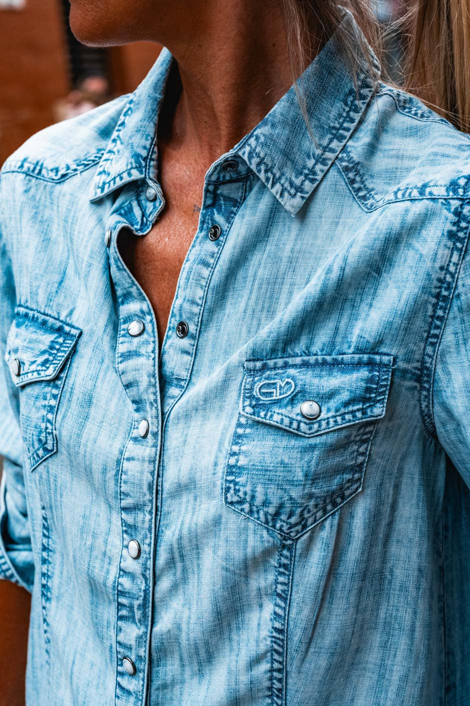 Chemise Grungemama Tylan bleu