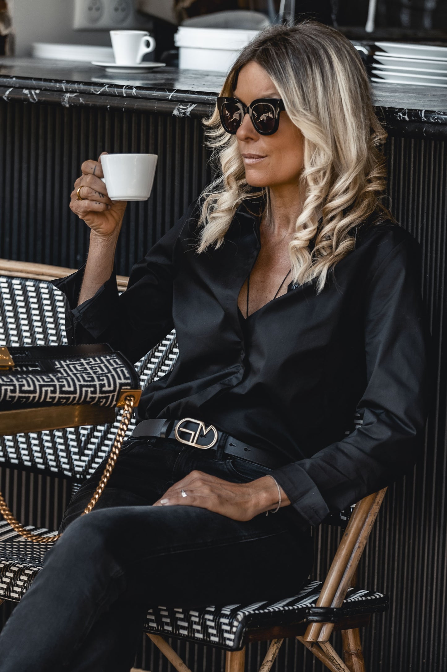 Chemise Grungemama Wilson noir