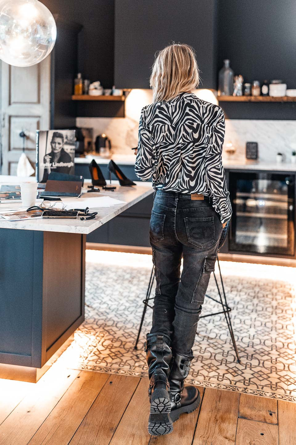 Chemise Grungemama Zebra