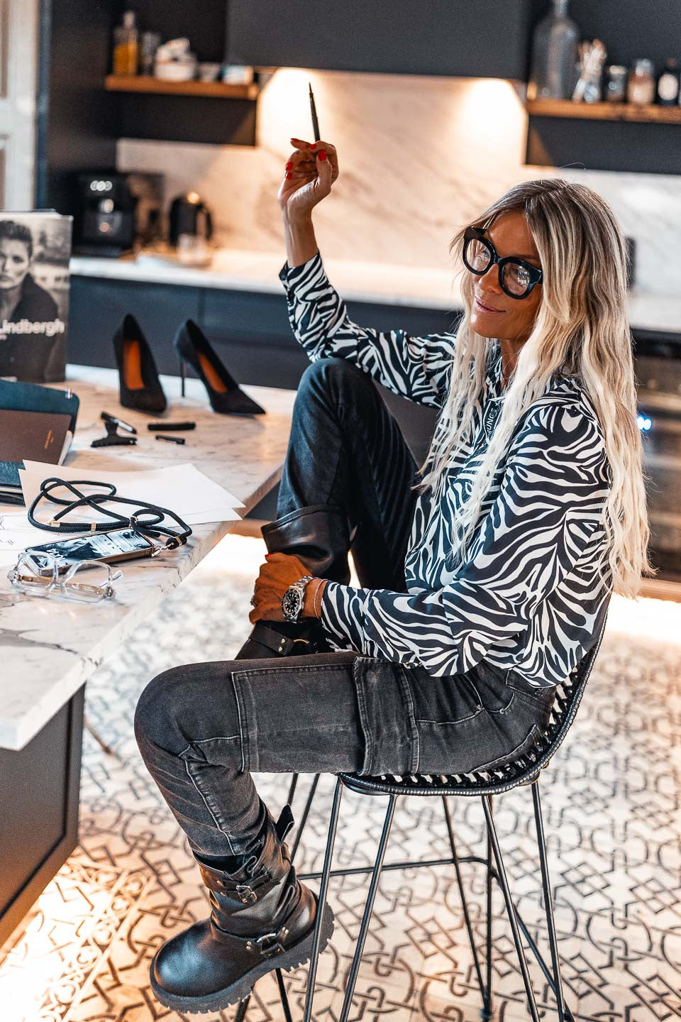 Chemise Grungemama Zebra