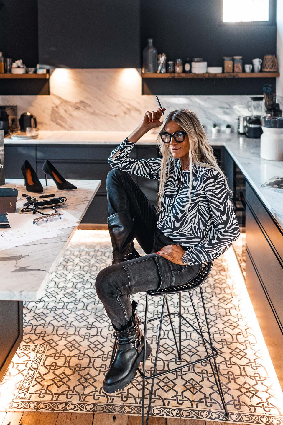 Chemise Grungemama Zebra