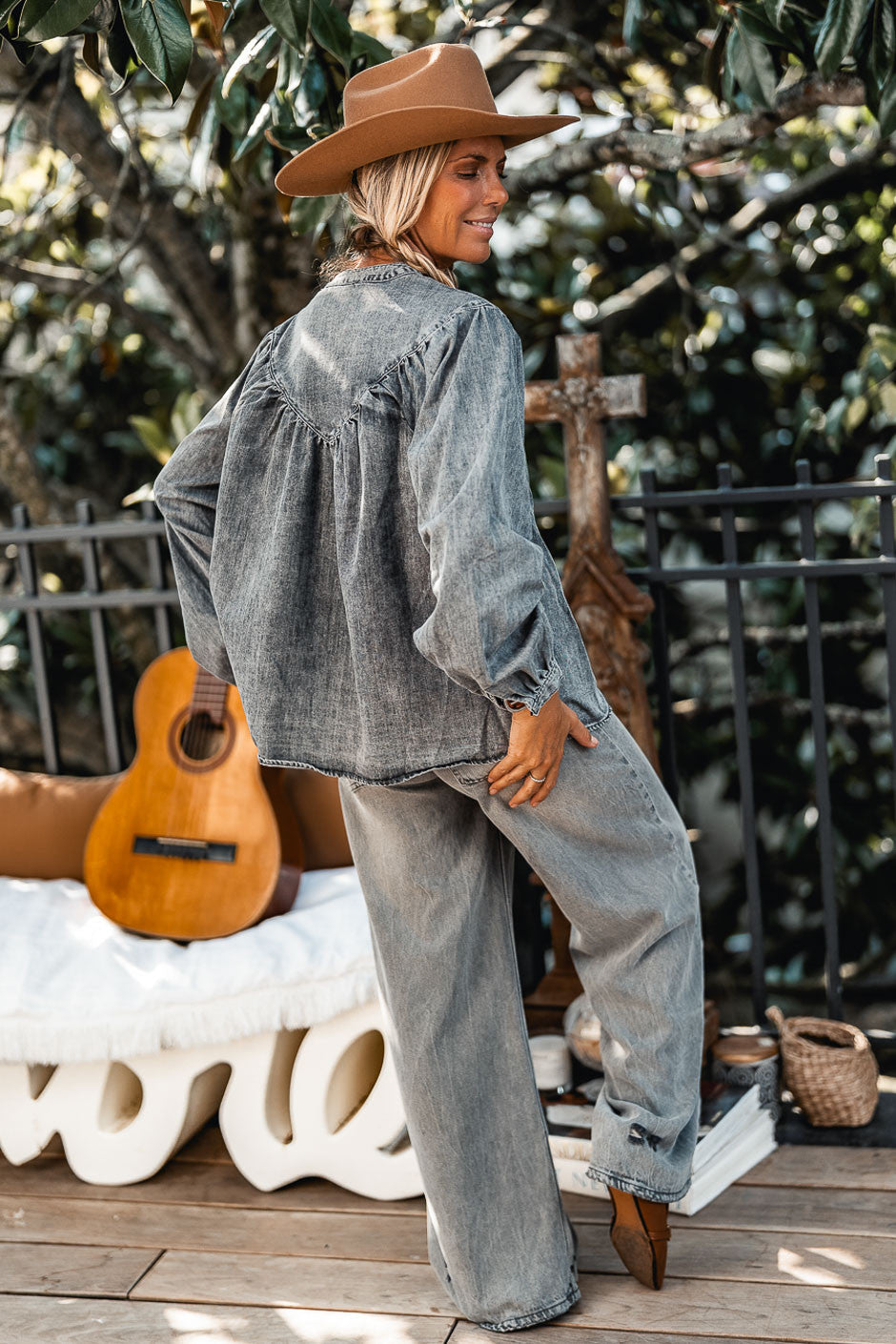 Chemise Nellie anthracite