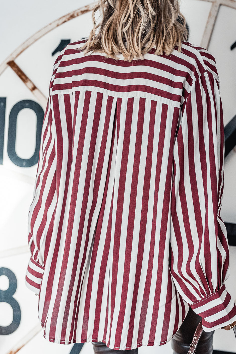 Chemise Vera bordeaux