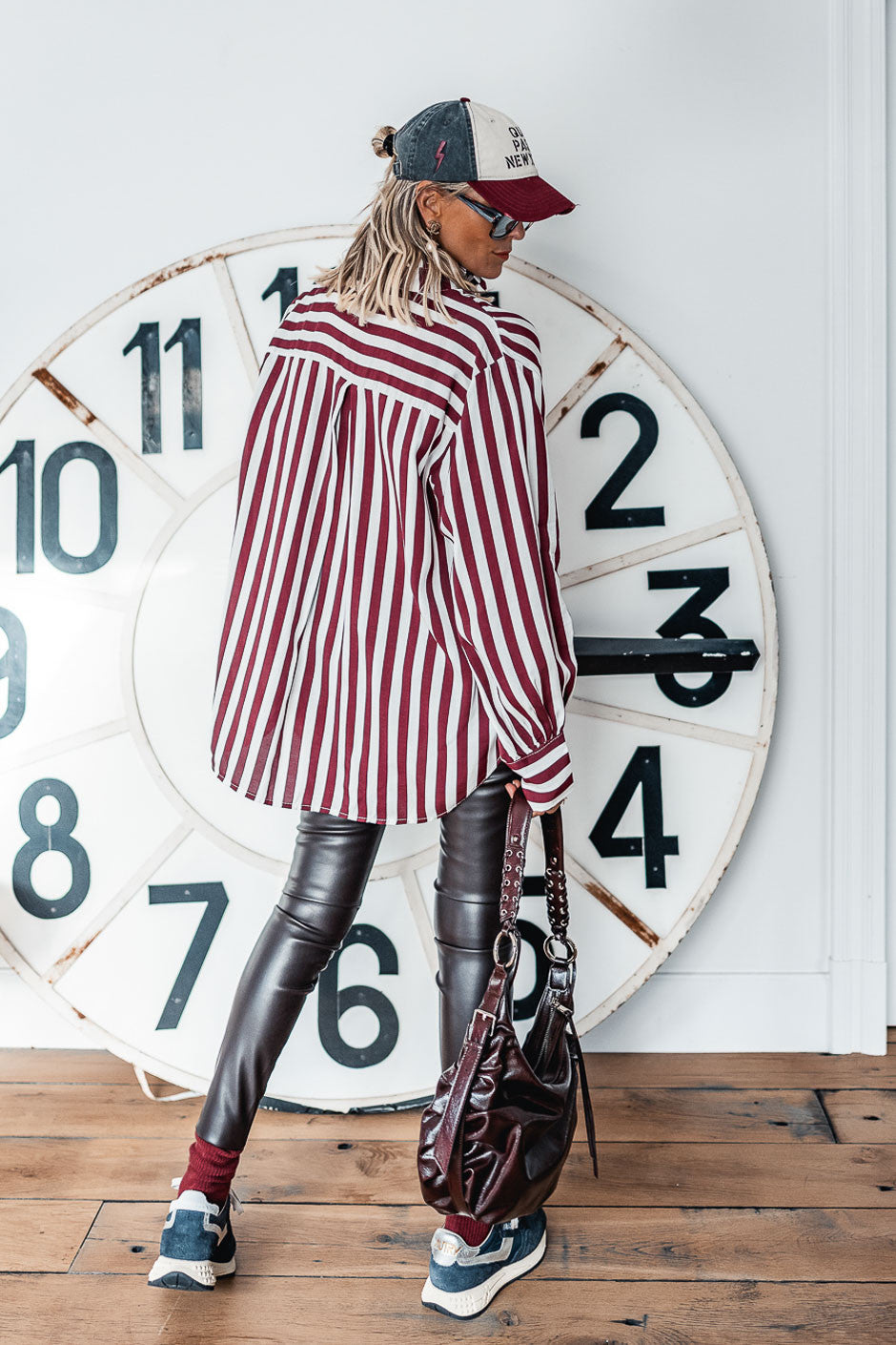 Chemise Vera bordeaux