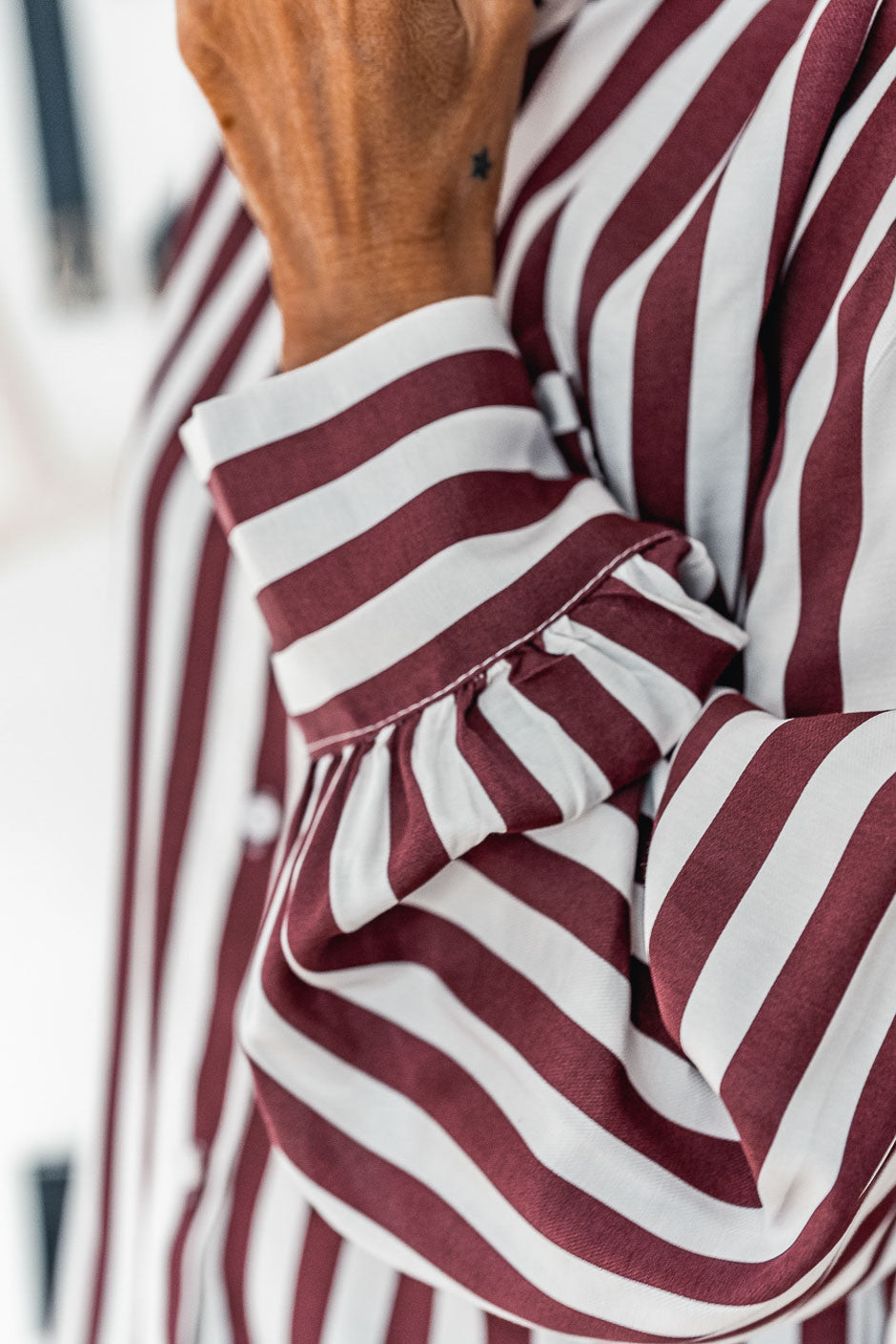 Chemise Vera bordeaux