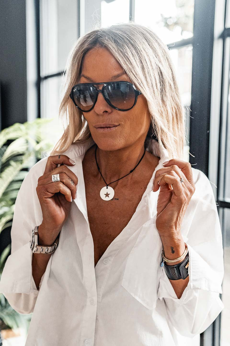 Collier Grungemama Medalla silver