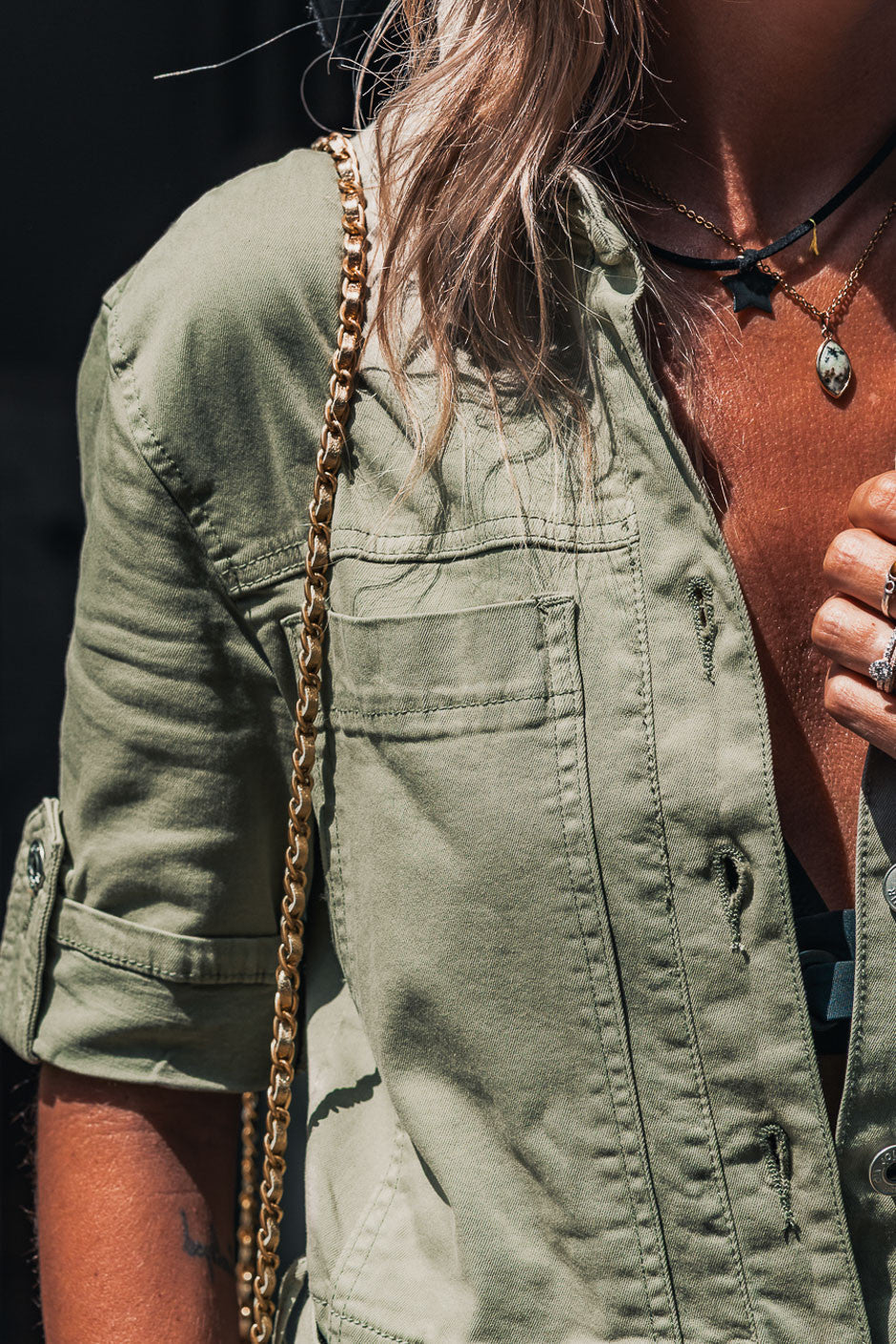 Combinaison Carmella kaki