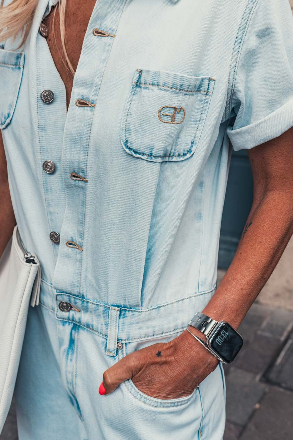 Combinaison Grungemama Pauline bleach