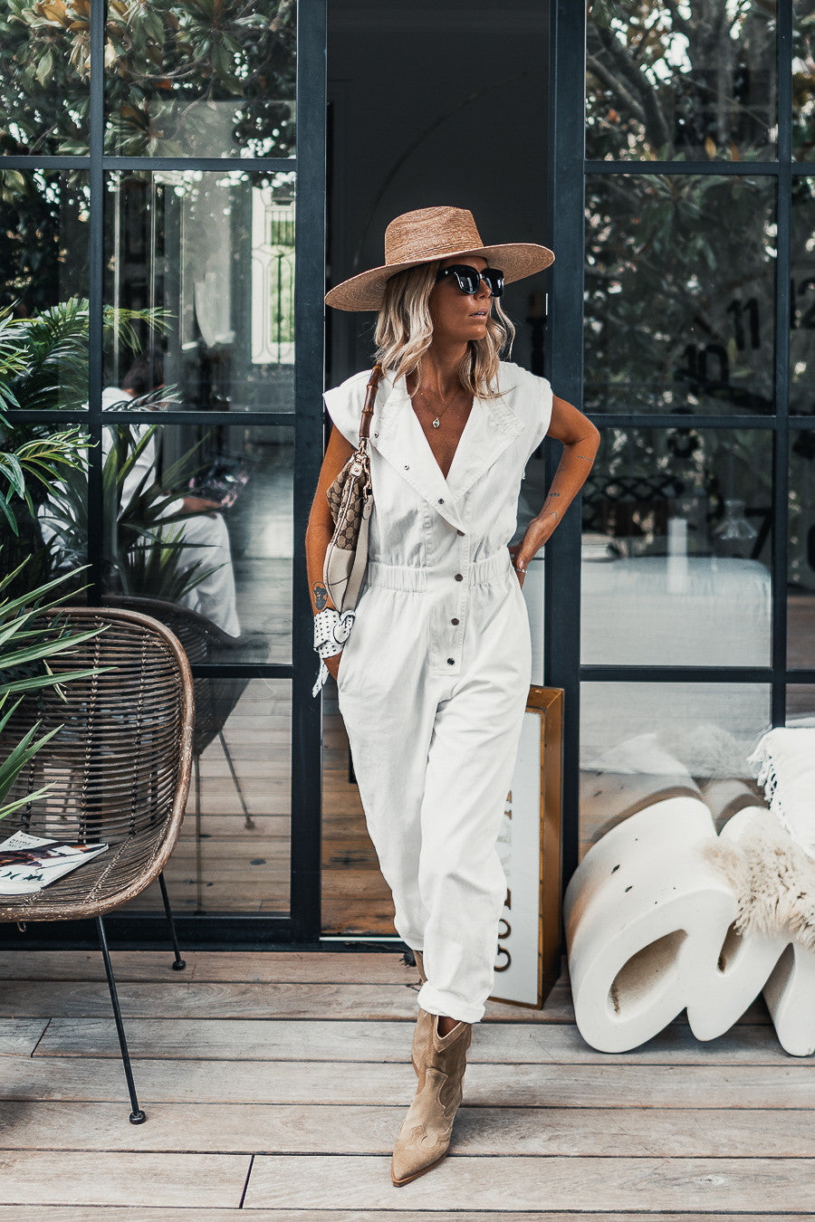 Combinaison Janet blanc