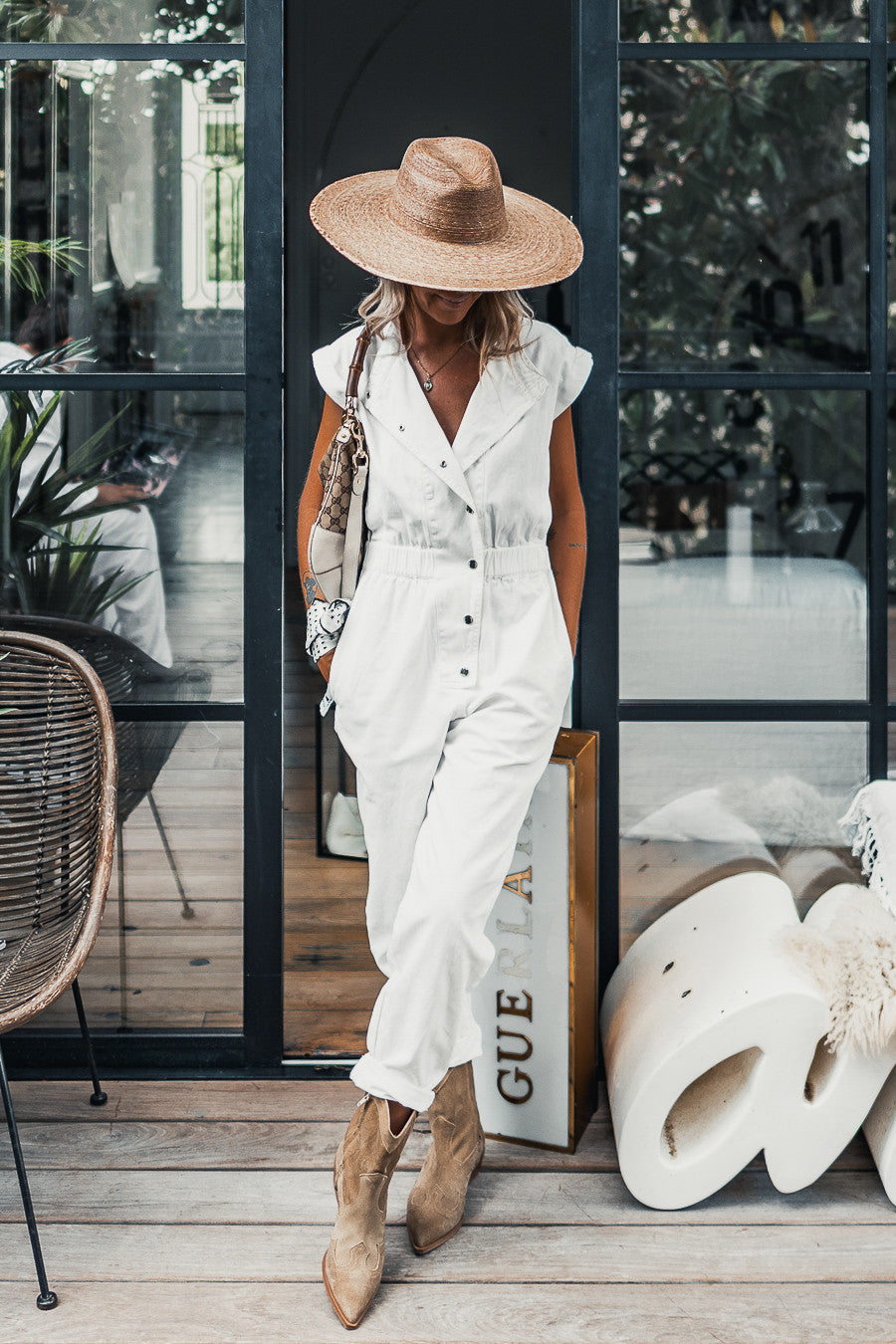 Combinaison Janet blanc