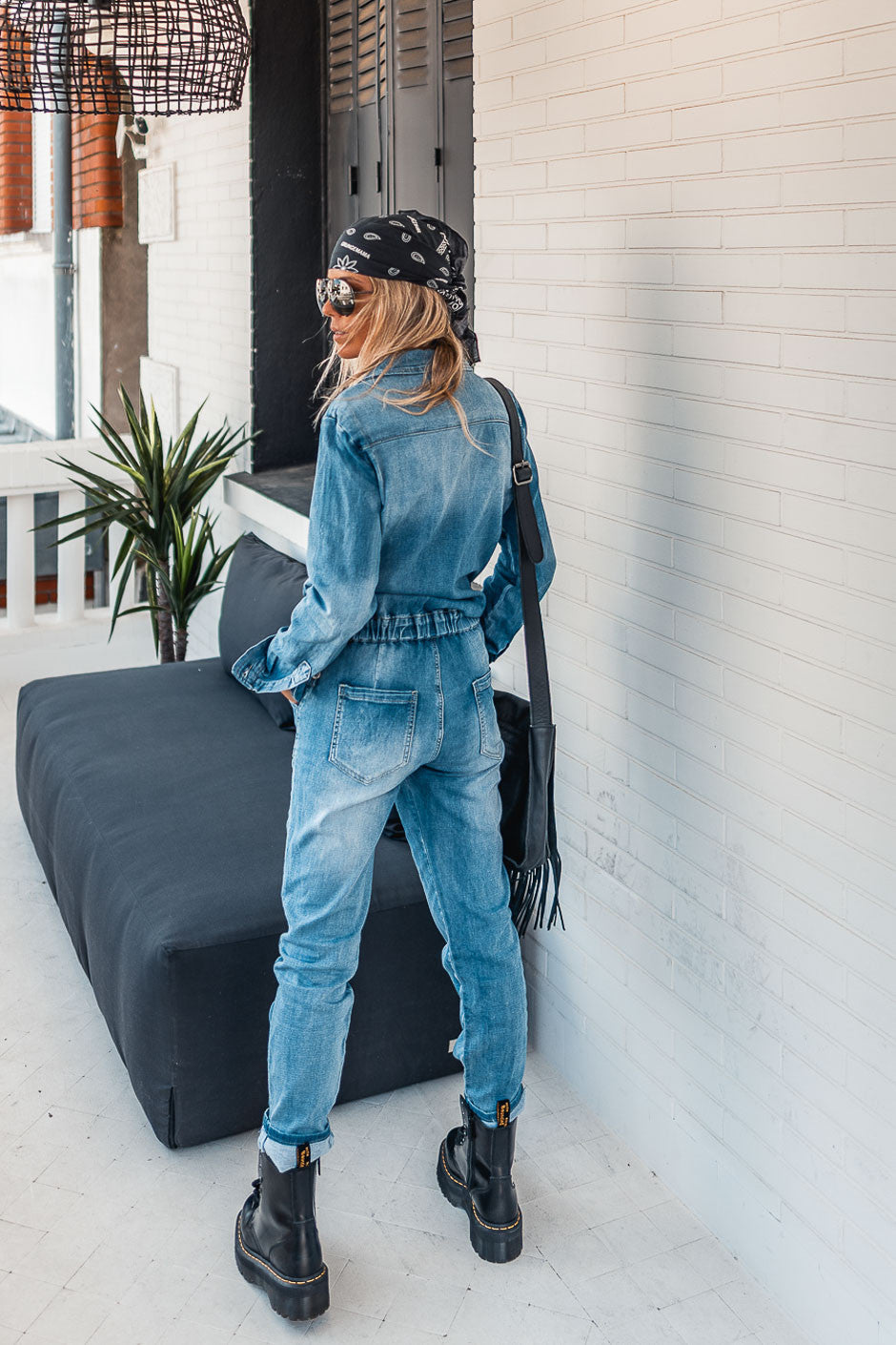 Combinaison Ornella bleu