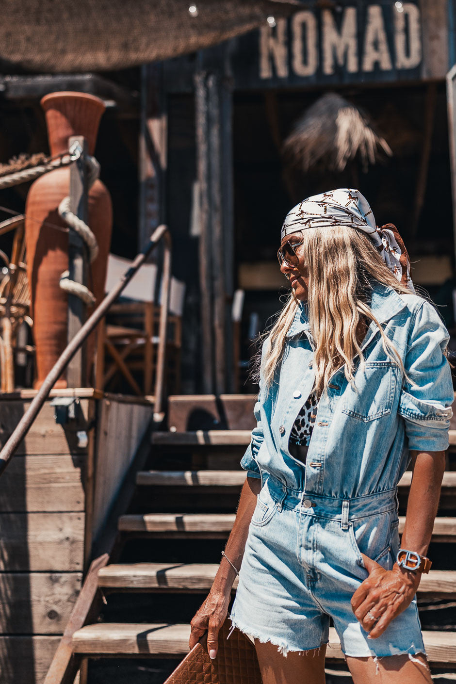 Combishort Tulsa bleu