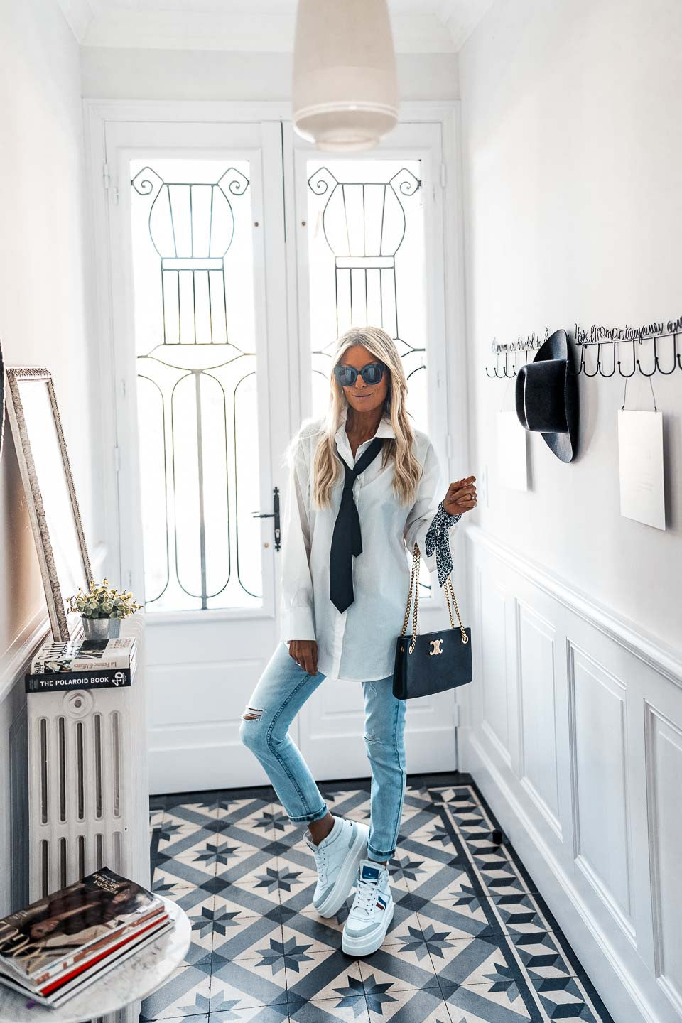 Cravate grungemama noir