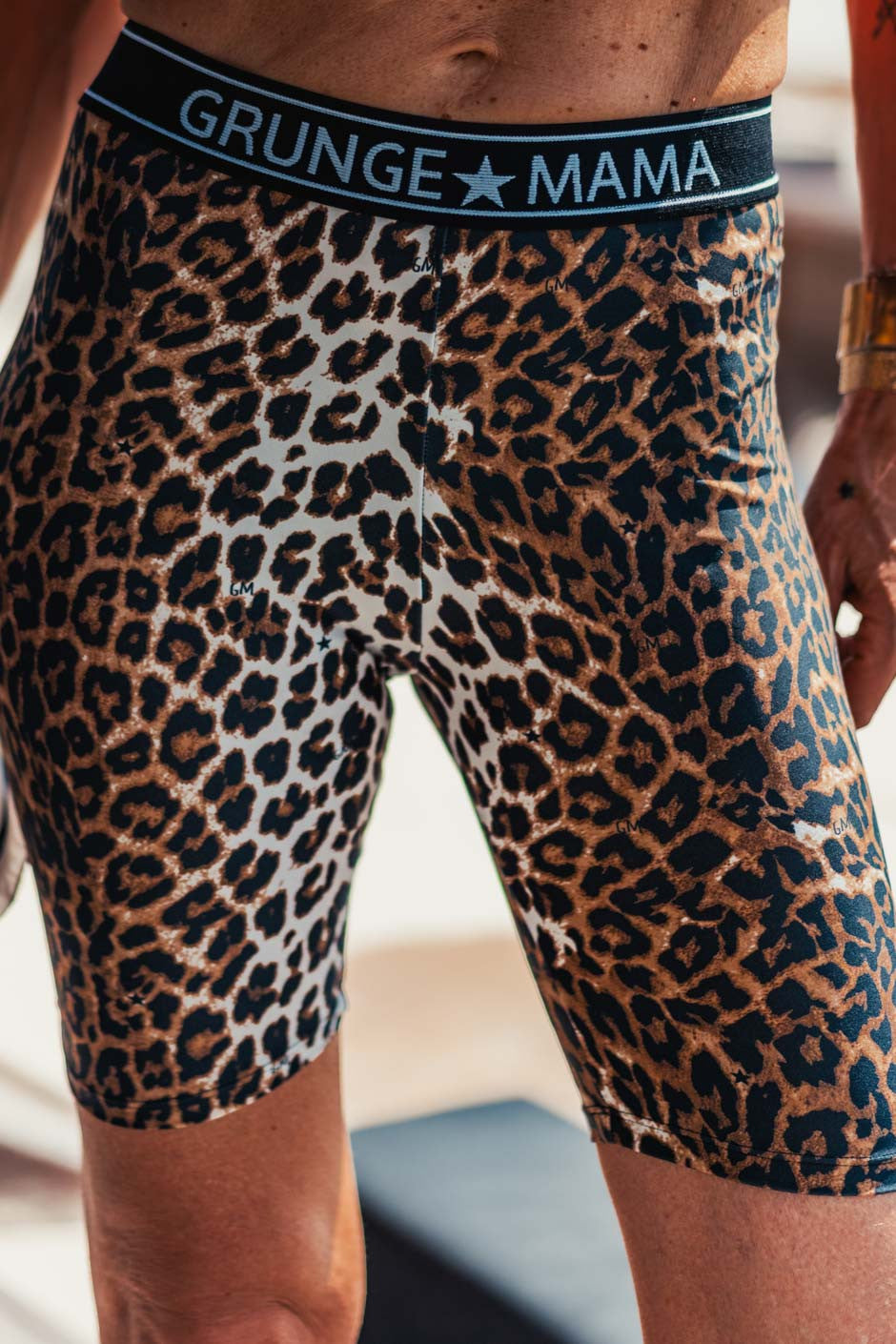 Cycliste Grungemama Jody leopard