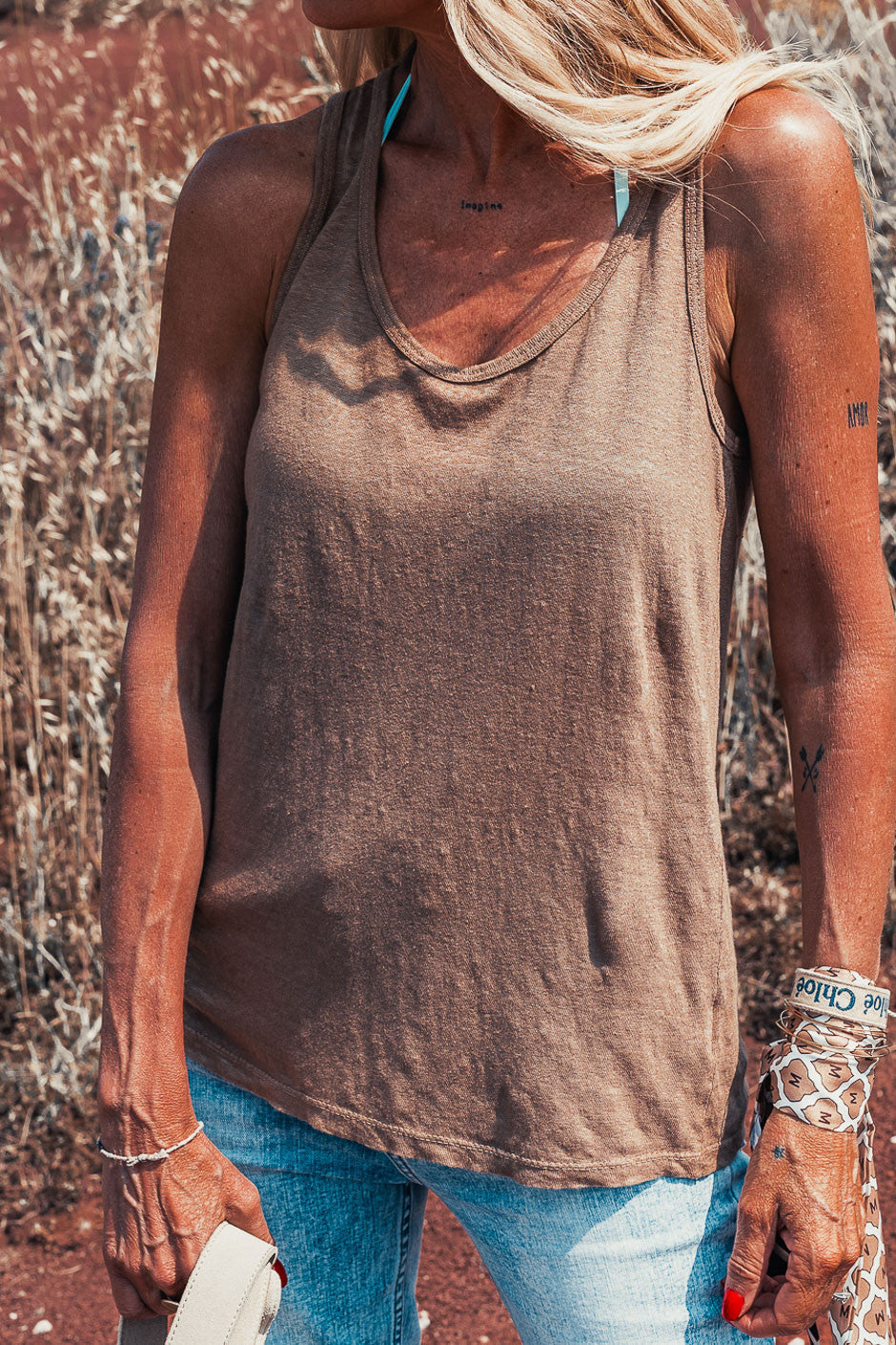 Debardeur Grungemama Debby lin brown