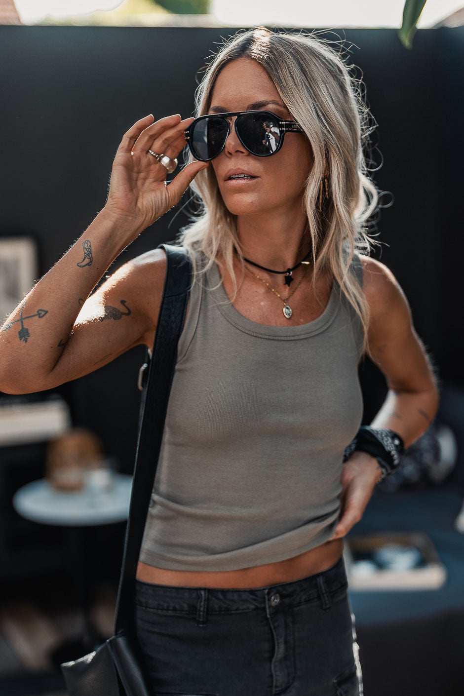 Debardeur Grungemama Mitch kaki