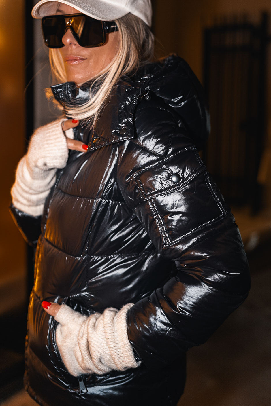 Avery black down jacket – Grungemama