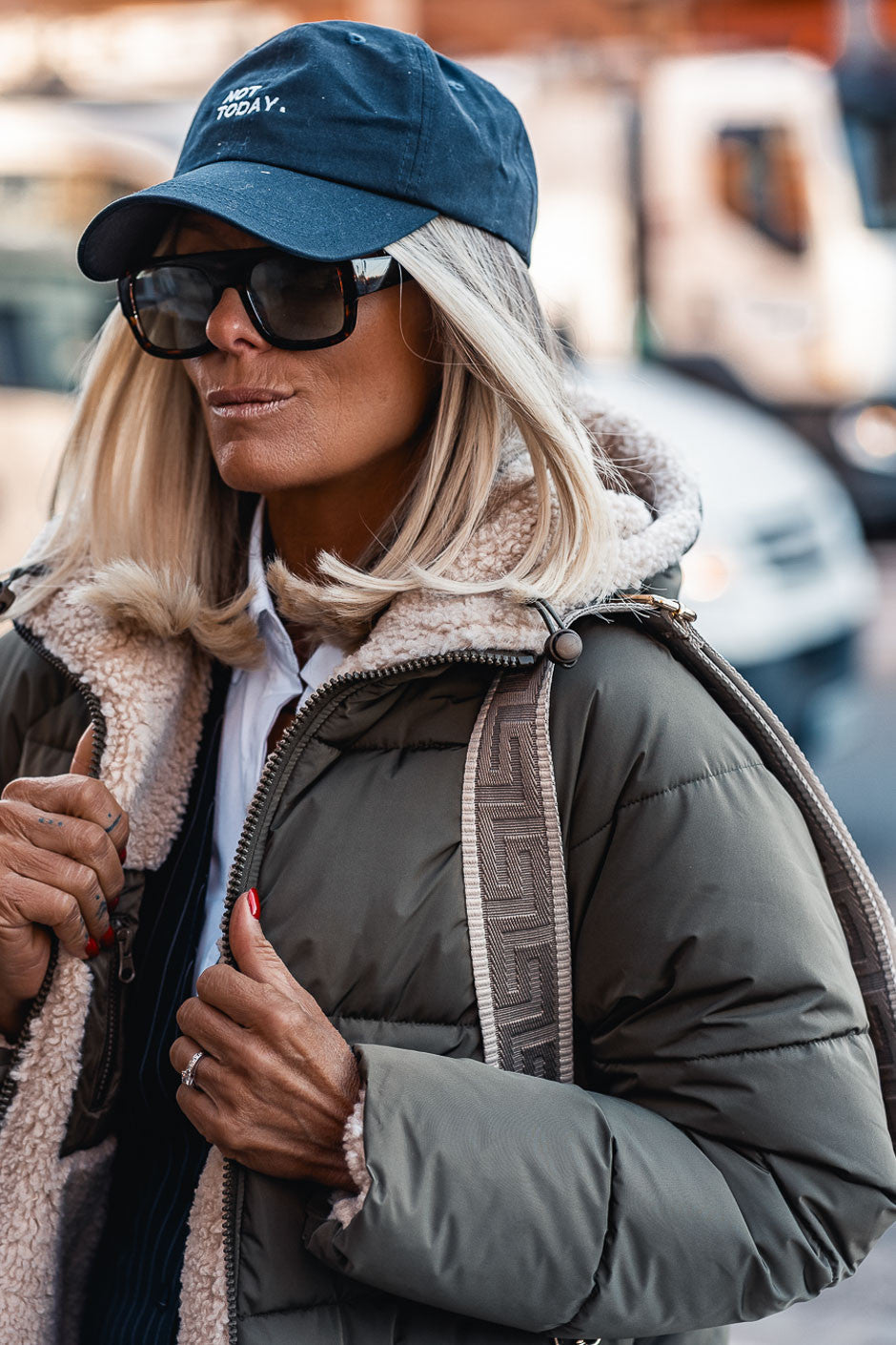 Doudoune Grungemama Domy kaki